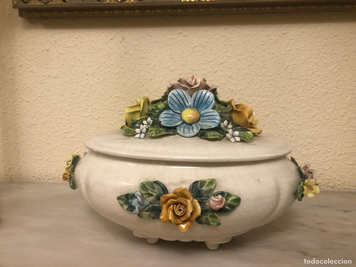Vintage: Ensaladera de porcelana