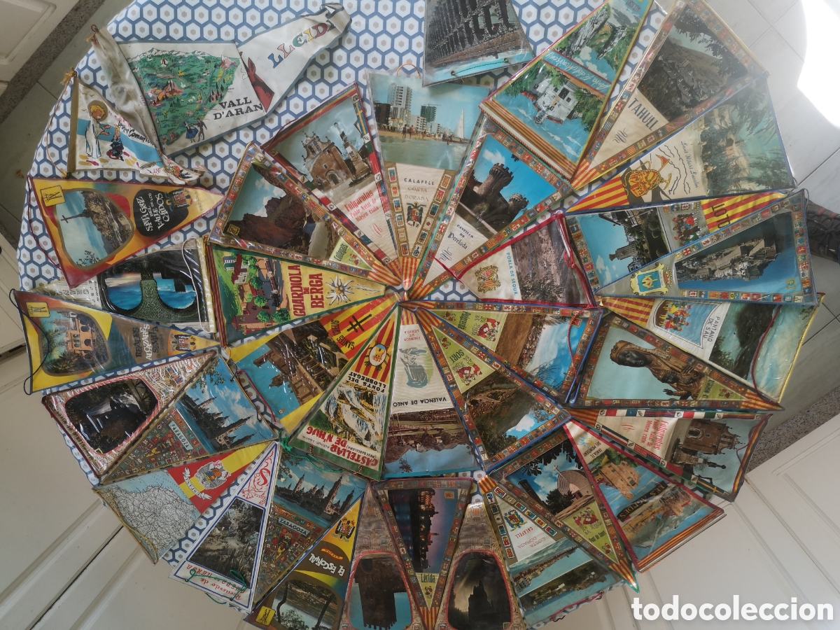 Vintage: Banderines pueblos de Catalu&ntilde;a i Espa&ntilde;a