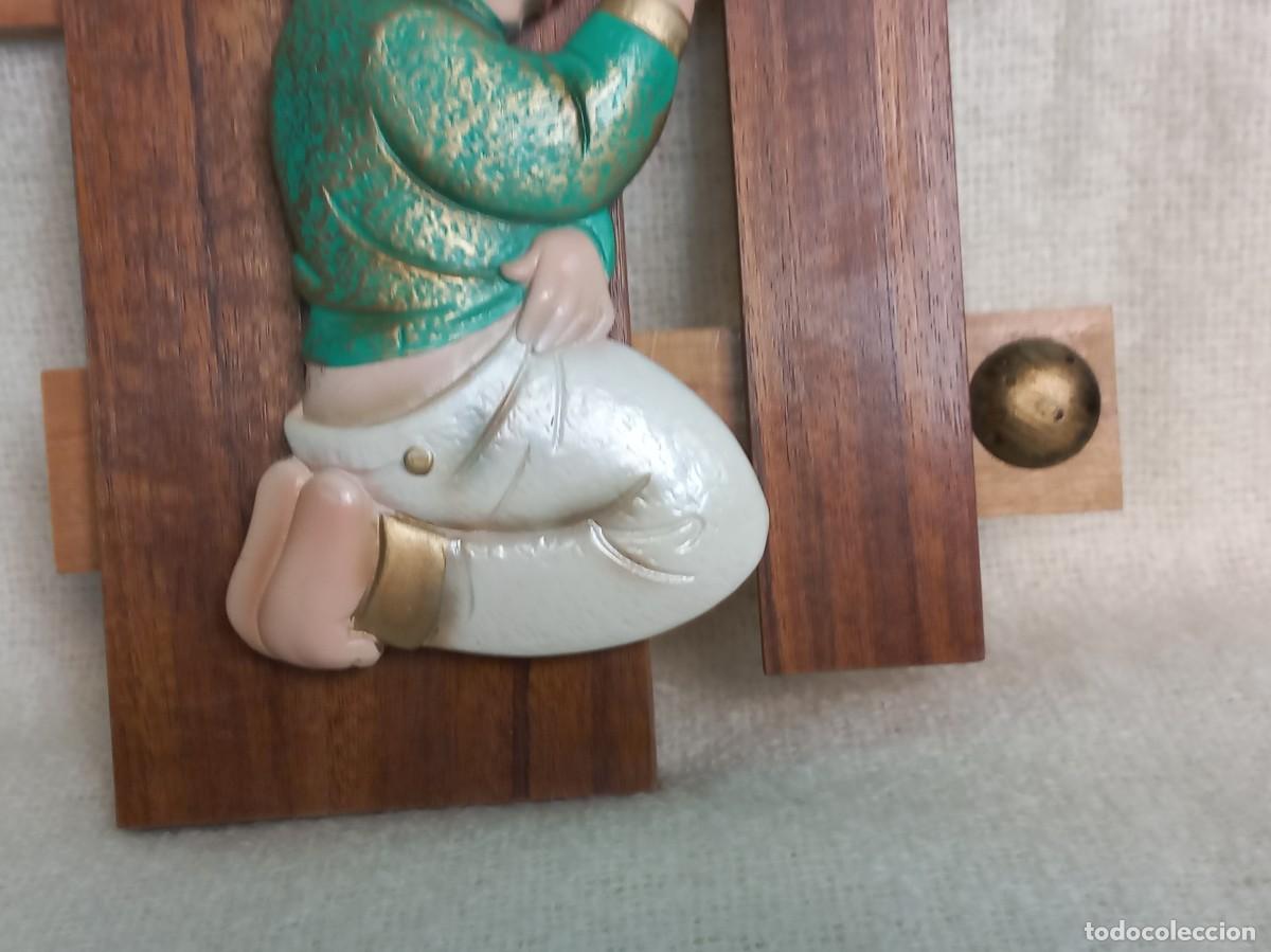 Vintage: CUADROS RELIEVE (NI&Ntilde;OS) madera - Foto 5