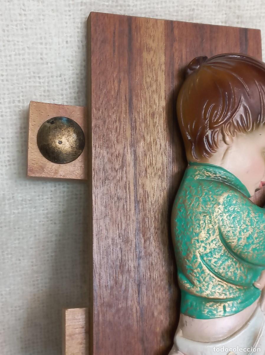 Vintage: CUADROS RELIEVE (NI&Ntilde;OS) madera - Foto 6