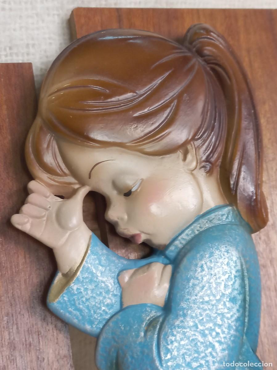 Vintage: CUADROS RELIEVE (NI&Ntilde;OS) madera - Foto 8