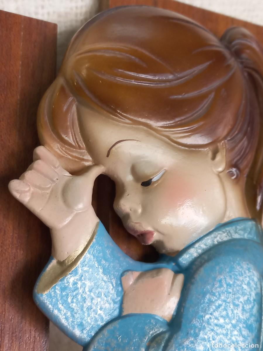 Vintage: CUADROS RELIEVE (NI&Ntilde;OS) madera - Foto 9