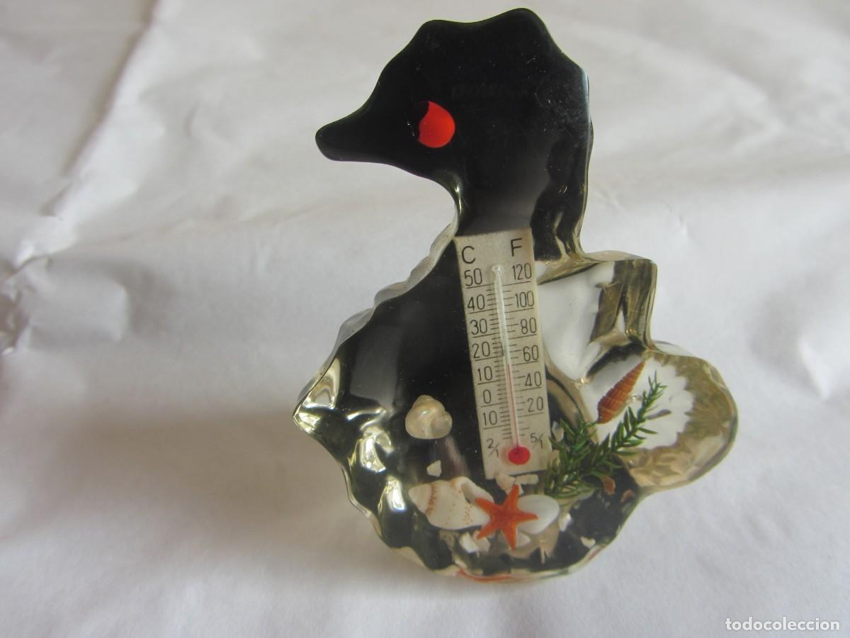 Vintage: FIGURA METACRILATO. Con inclusiones de fauna marina