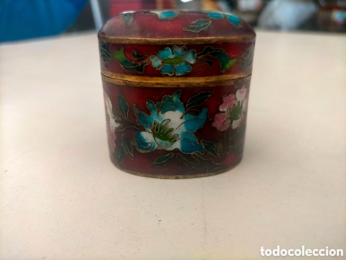 Vintage: CAJA OBALADA POLICROMADA JJ - Foto 1