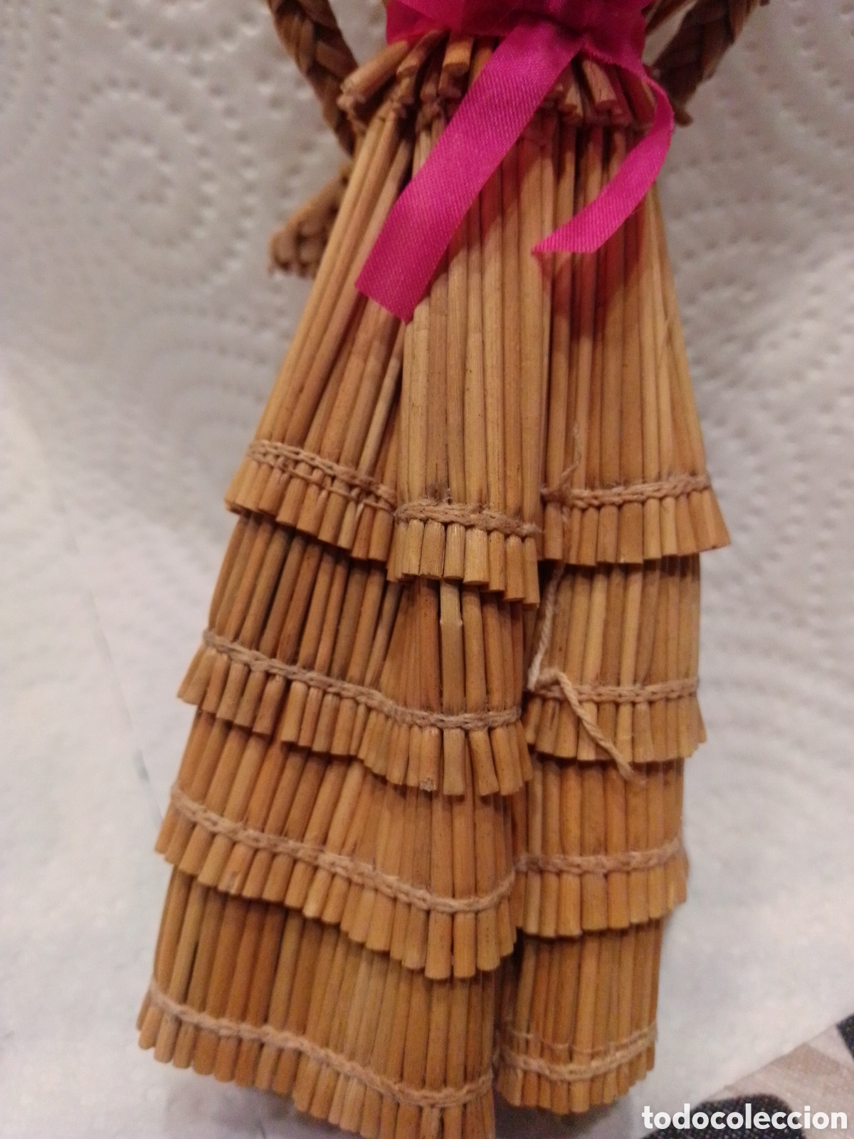 Vintage: MU&Ntilde;ECA de MIMBRE y MADERA - Foto 7
