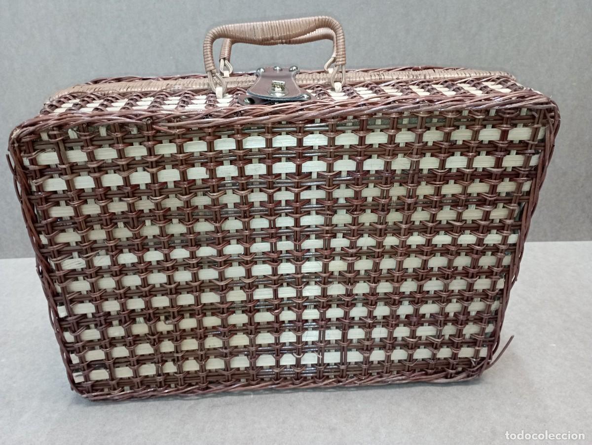 Vintage: Cesta de picnic con 4 servicios completos. Sin usar. C3 - Foto 5