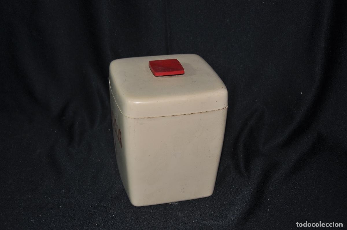 Vintage: Bote pl&aacute;stico beige Azucar - Foto 2