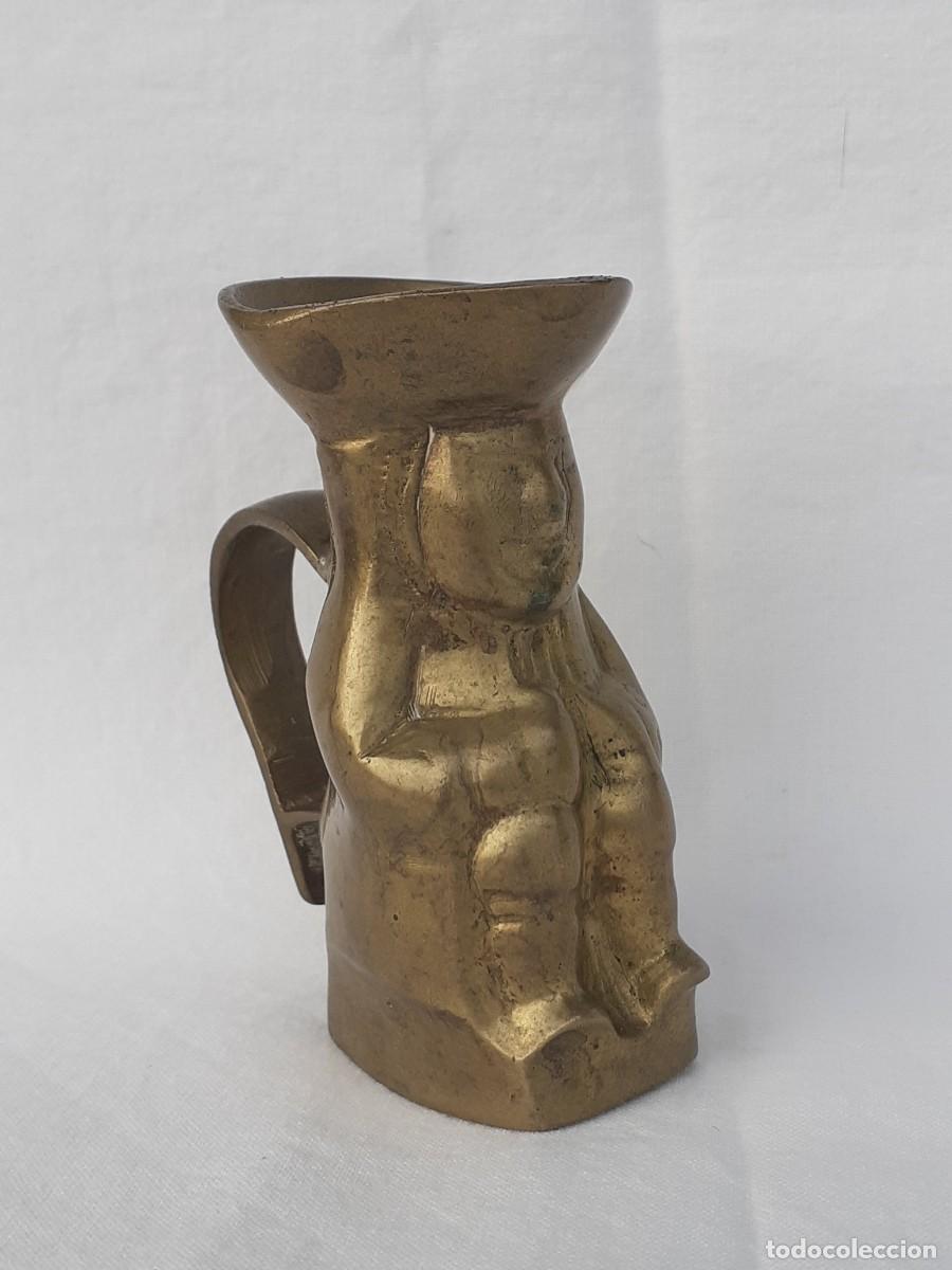 Vintage: Jarrita &rdquo;Toby Jug&rdquo; de Lat&oacute;n - Foto 3