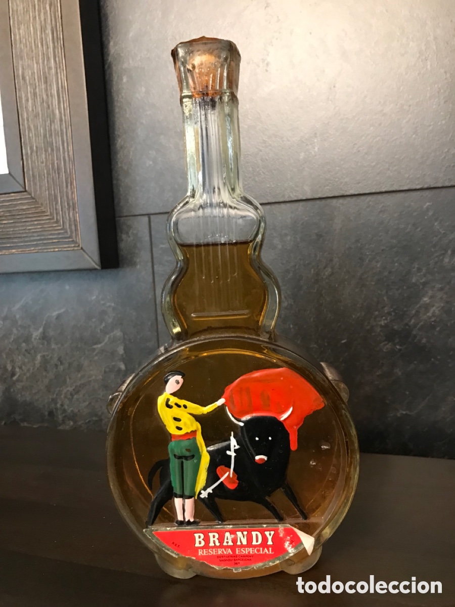 Vintage: BOTELLA DE BRANDY en forma de Guitarra - Foto 2