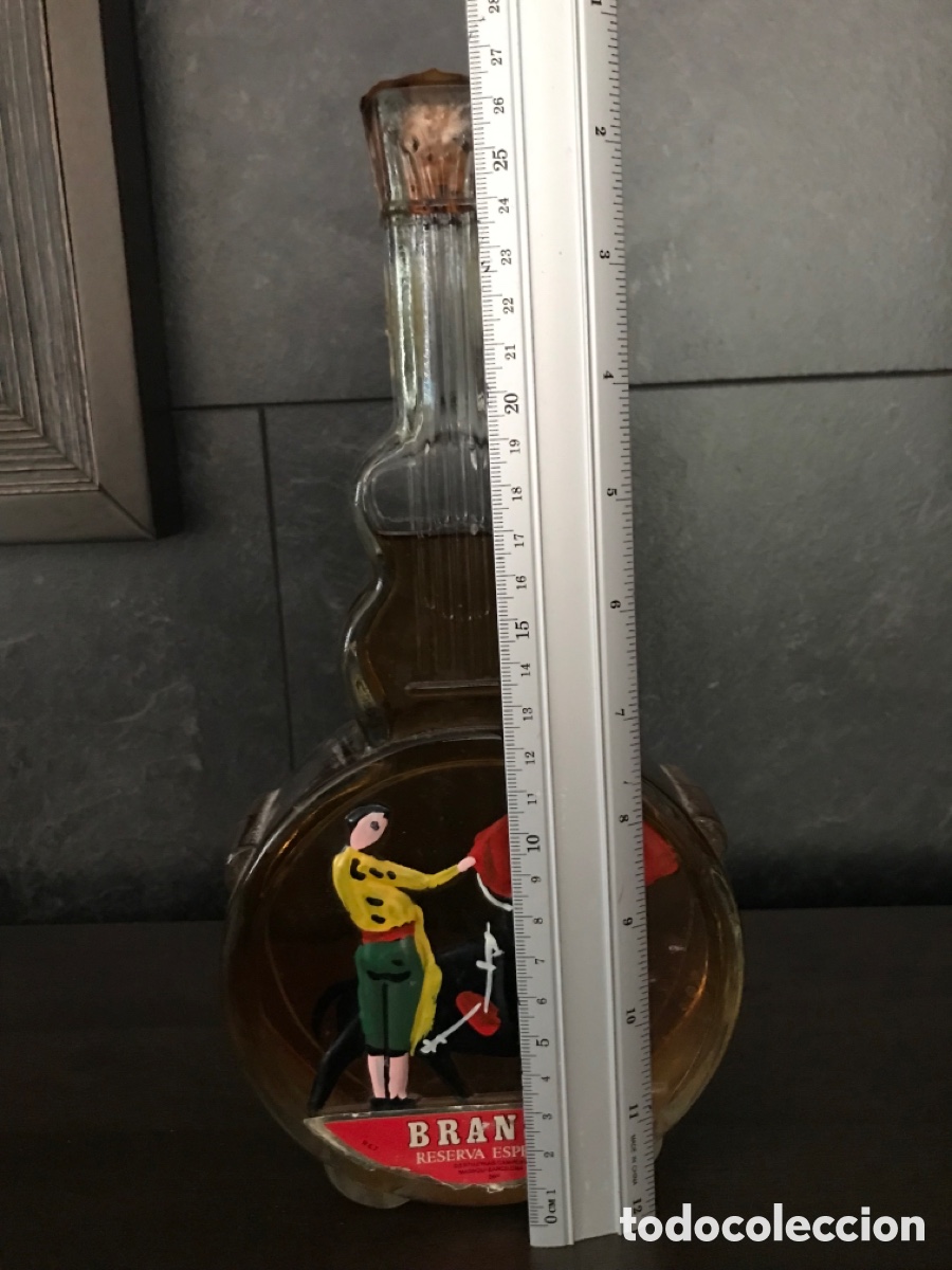 Vintage: BOTELLA DE BRANDY en forma de Guitarra - Foto 7