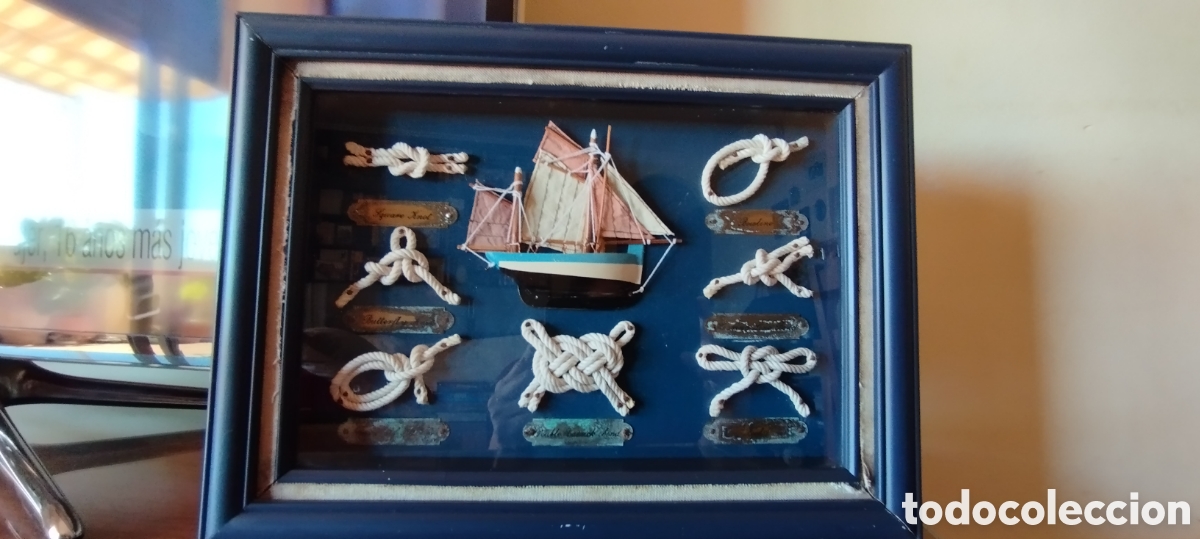 Vintage: Cuadro de nudos nauticos - Foto 5