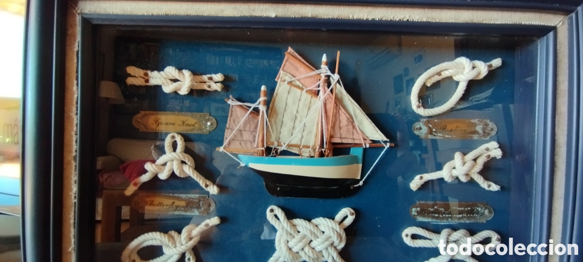 Vintage: Cuadro de nudos nauticos - Foto 7