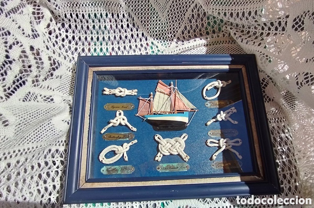 Vintage: Cuadro de nudos nauticos