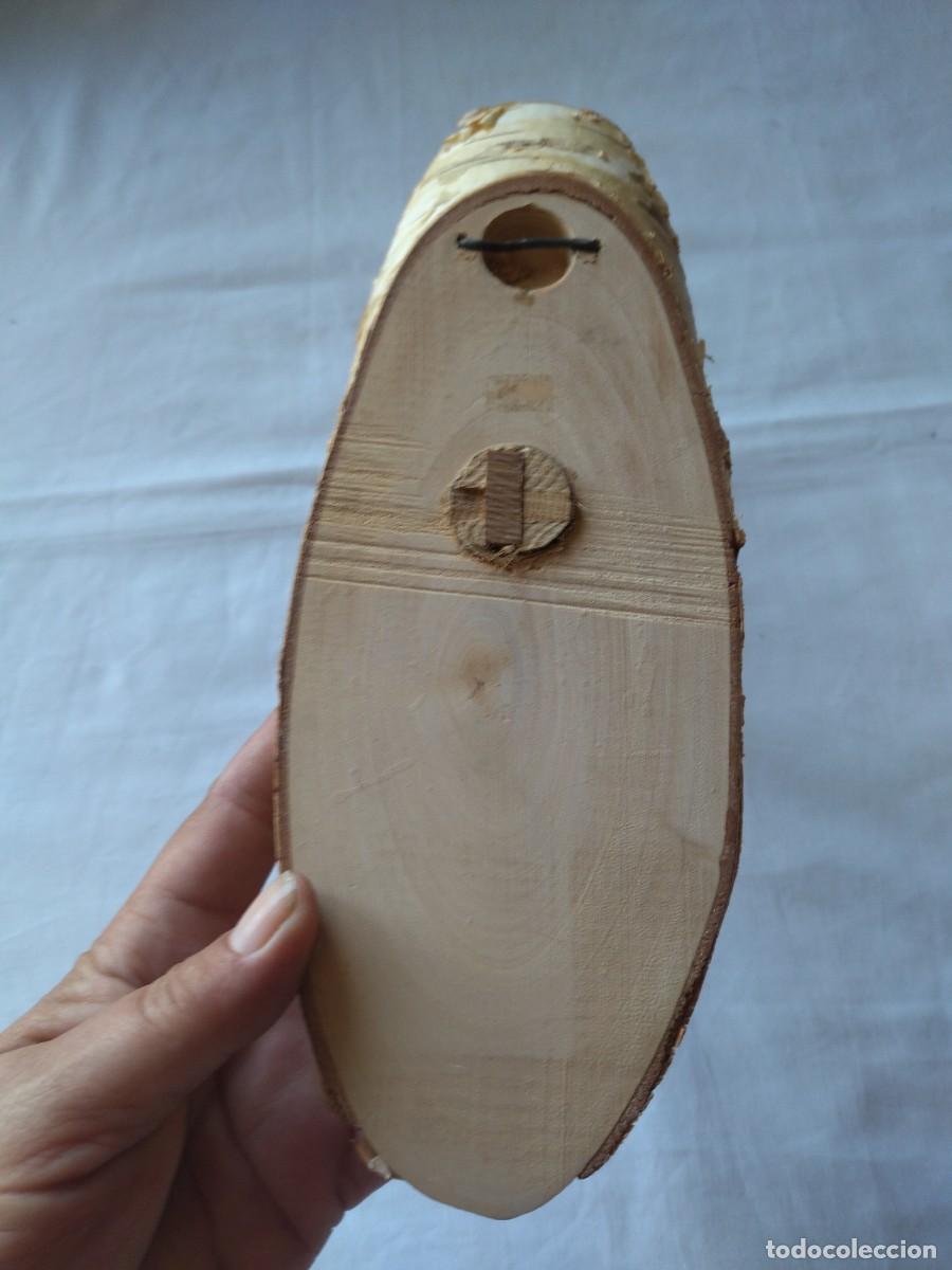 Vintage: Antiguo perchero con pata de cabra real, base de madera, ideal caba&ntilde;as - Foto 8