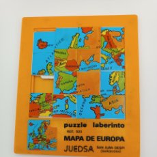 Vintage: PUZZLE JUEDSA 20 X 17. MAPA DE EUROPA. Lote 402470514