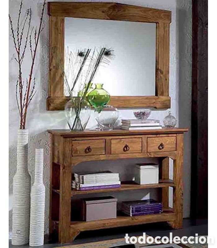 Vintage: Mueble entrada madera, mue365