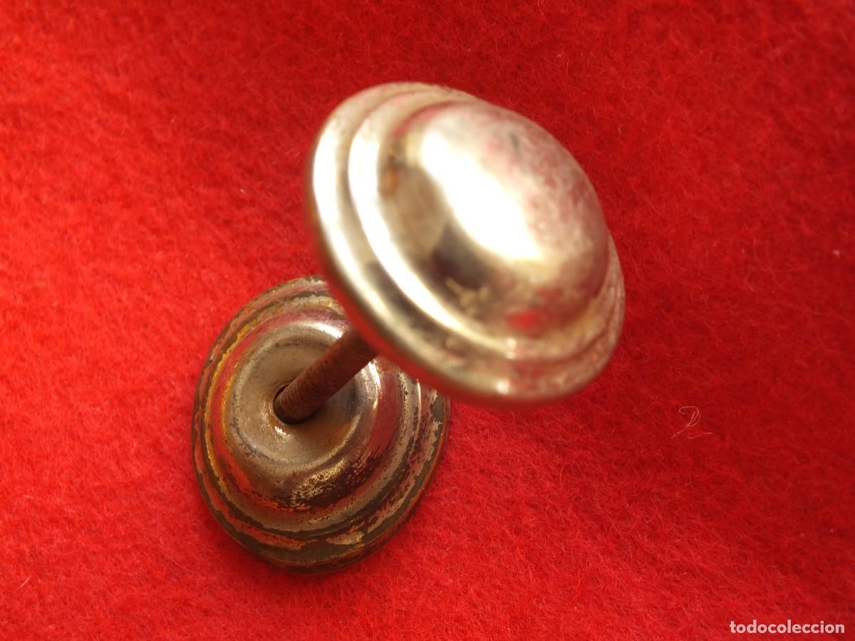 Vintage: TIRADOR DE METAL PLATEADO CROMADO tirador vintage para restaurar muebles