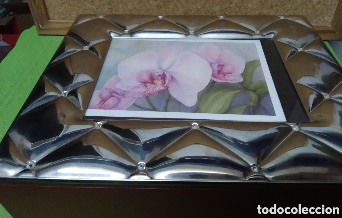 Vintage: CAJA JOYERO DE ALPACA PLATEADA - Foto 3