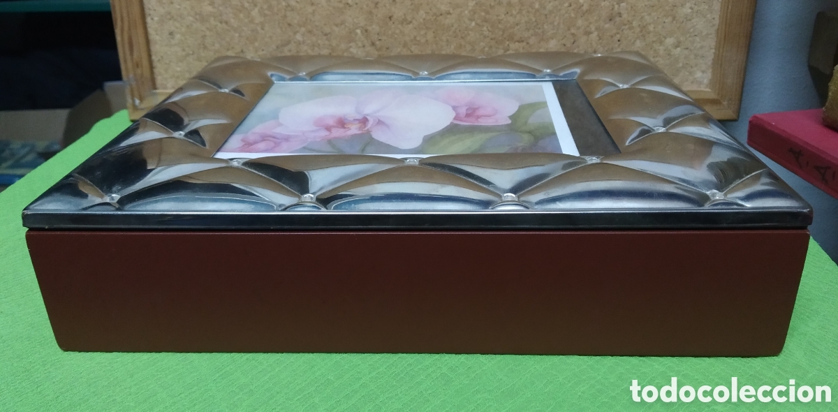 Vintage: CAJA JOYERO DE ALPACA PLATEADA - Foto 4
