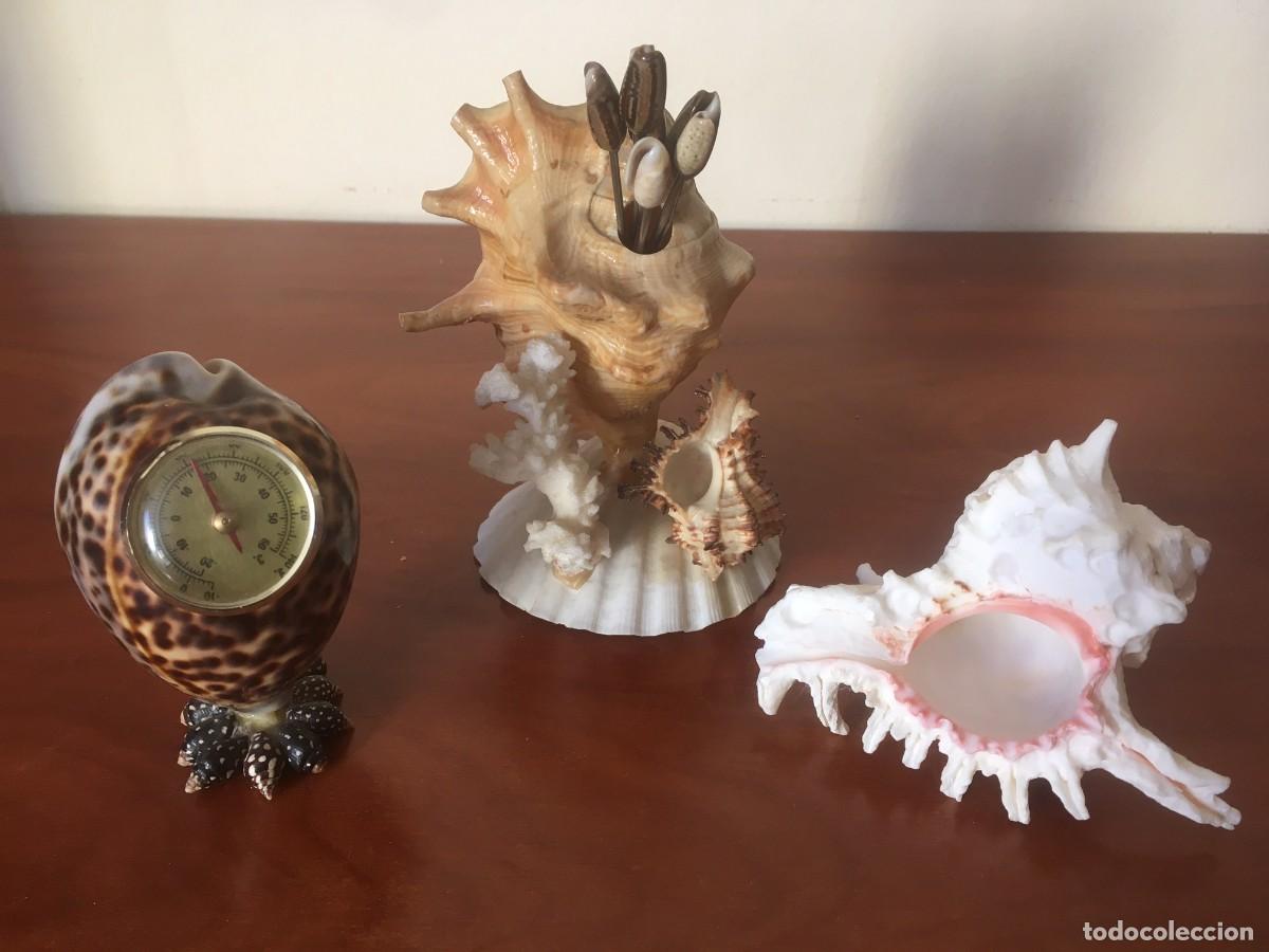 Vintage: LOTE DE ADORNOS DECORATIVOS CON MOTIVOS MARINEROS