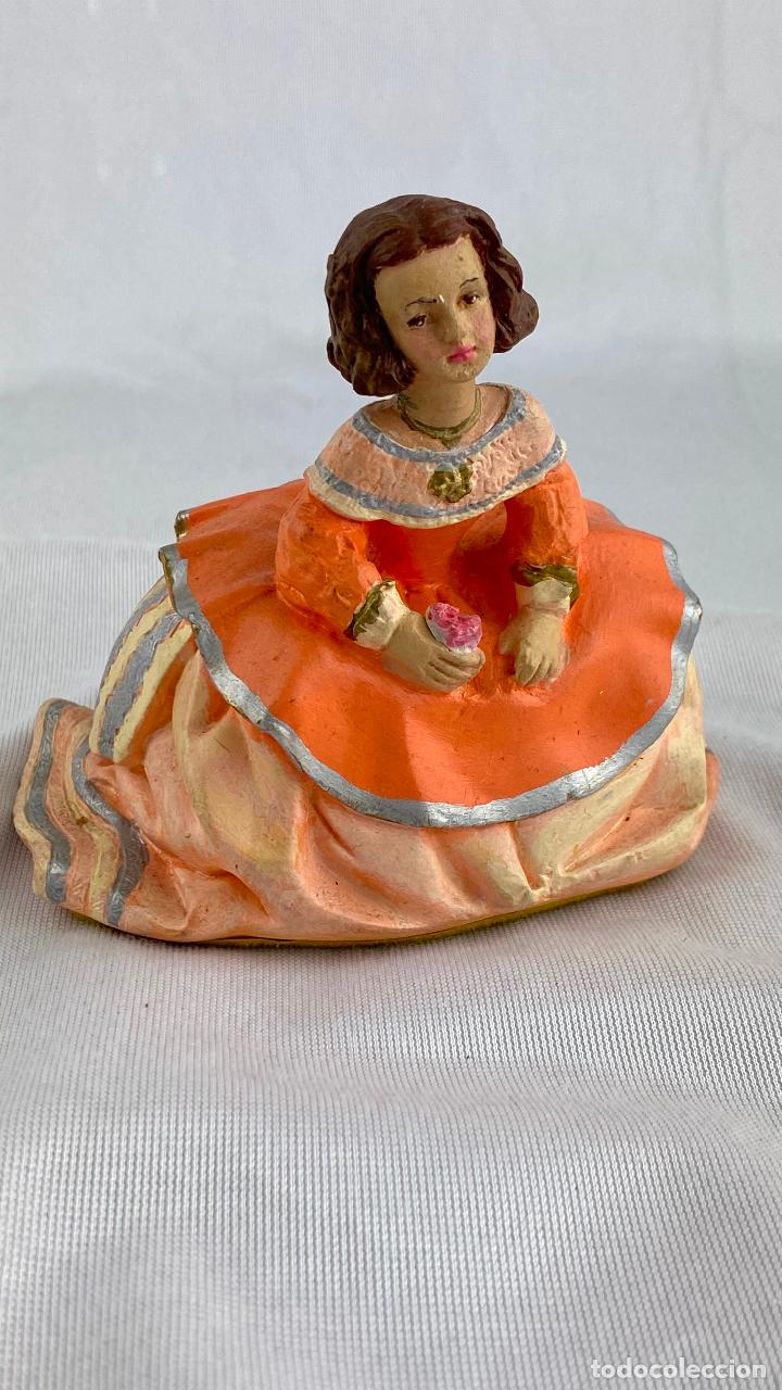 Vintage: Menina 10 cm de alto