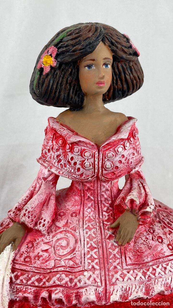 Vintage: Menina 22 cm de alto - Foto 2