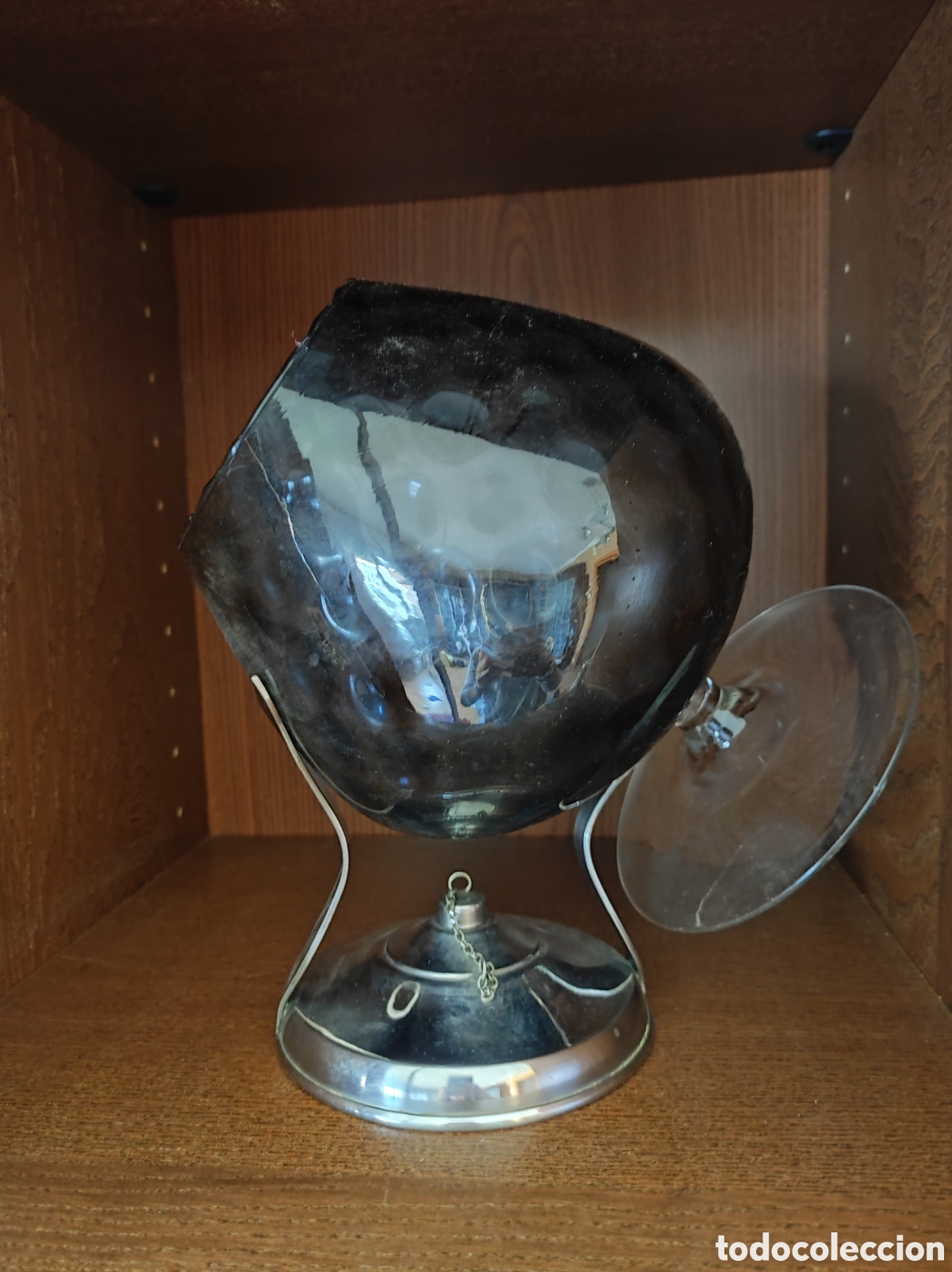Vintage: Copon y soporte para calentar Cog&ntilde;ac - Foto 2