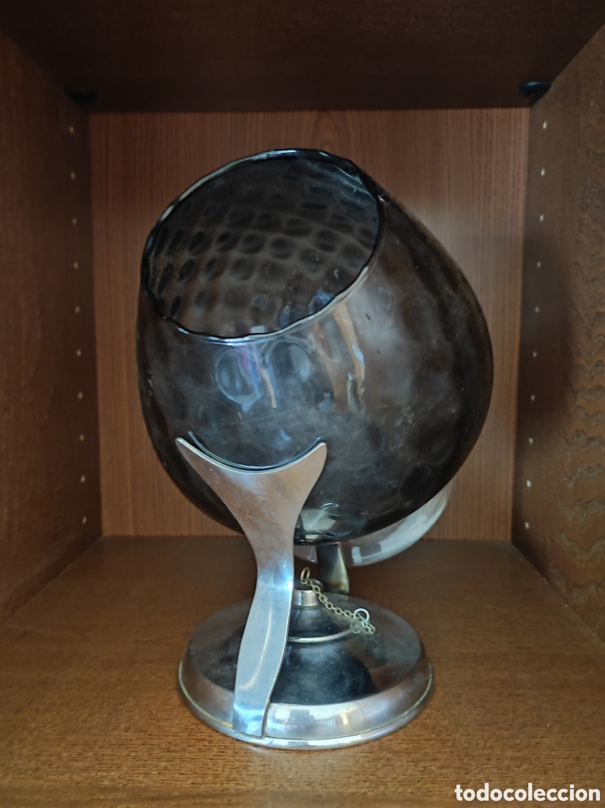 Vintage: Copon y soporte para calentar Cog&ntilde;ac - Foto 4