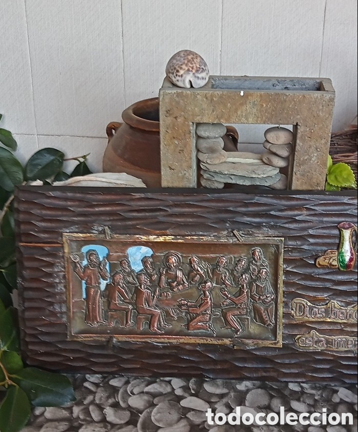 Vintage: Retablo &Uacute;ltima Cena Jes&uacute;s