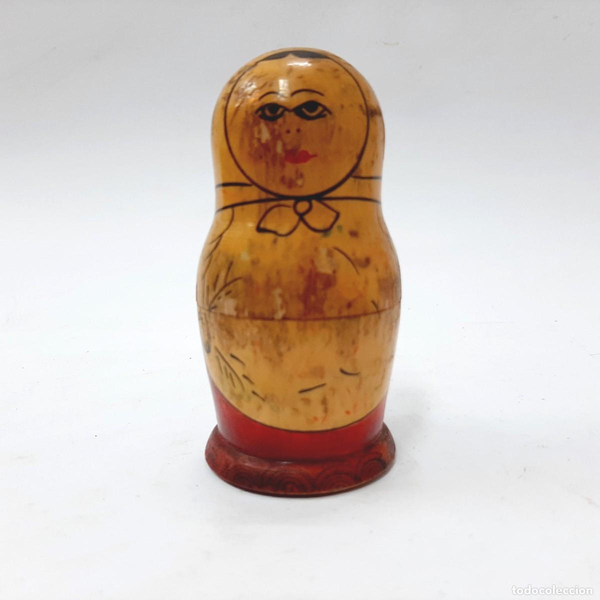 Vintage: Mu&ntilde;eca de anidaci&oacute;n rusa vintage Matryoshka (15.1)