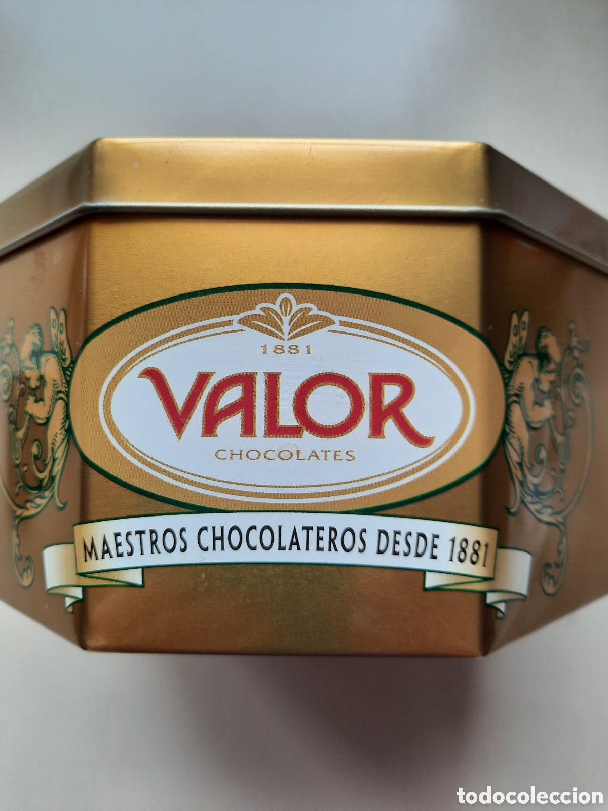 Vintage: Caja de lata octogonal Chocolates Valor - Foto 2