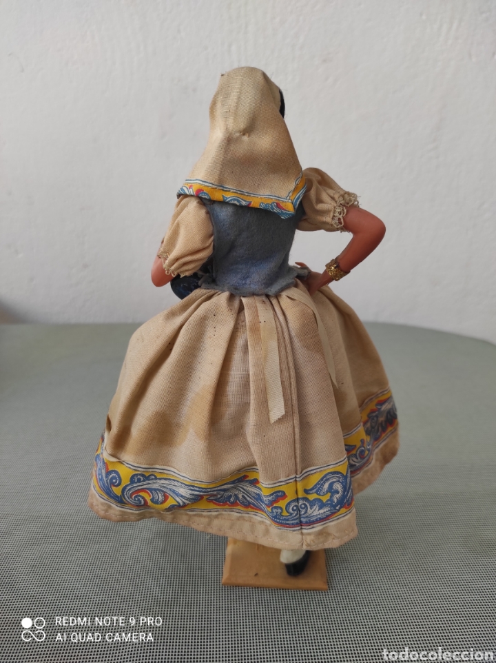 Vintage: Mu&ntilde;eca antigua de Mar&iacute;n 22 cm - Foto 3