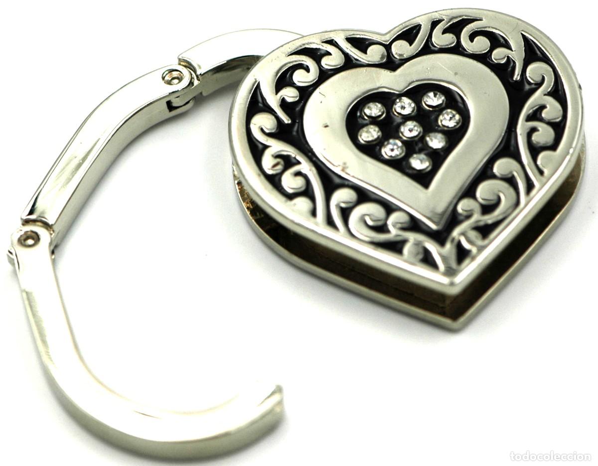 Vintage: Cuelga bolso metal coraz&oacute;n - Foto 1