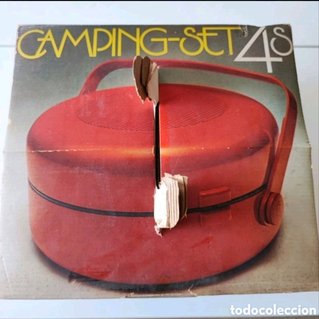 Vintage: Antiguo Camping Set Luran Basf 4 servicios - Foto 1