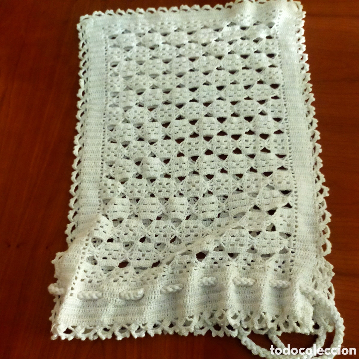 Vintage: Bolsa para guardar el pan hecha de ganchillo
