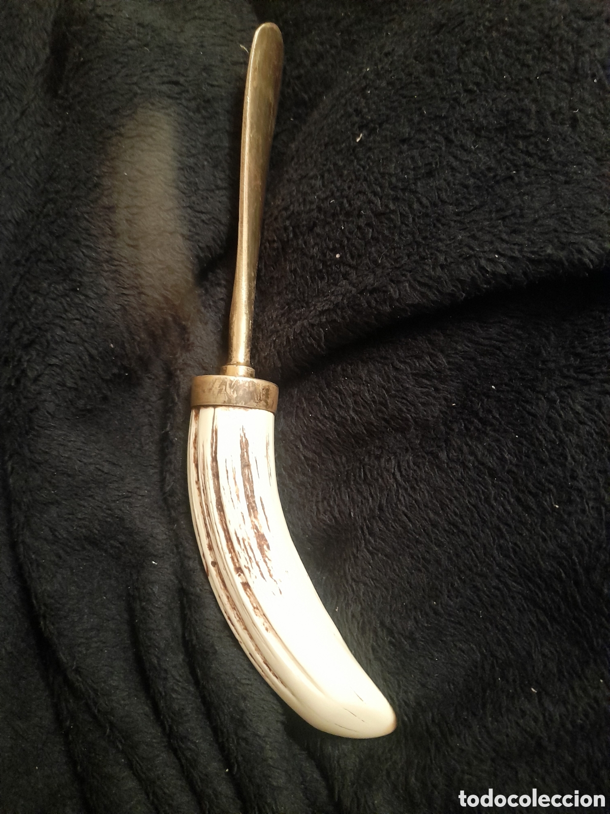 Vintage: Antiguo calzador de bronce y celuloide, Vintage - Foto 4