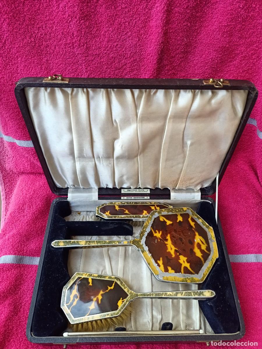 Vintage: Estuche de tocador a&ntilde;os 40 aprox - Foto 2
