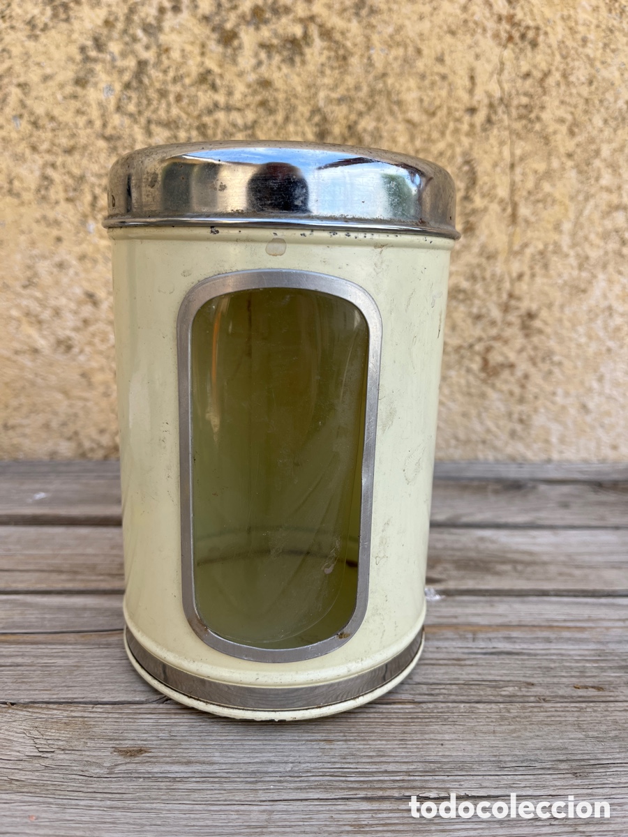 Vintage: Lata o tarro de cocina vintage.