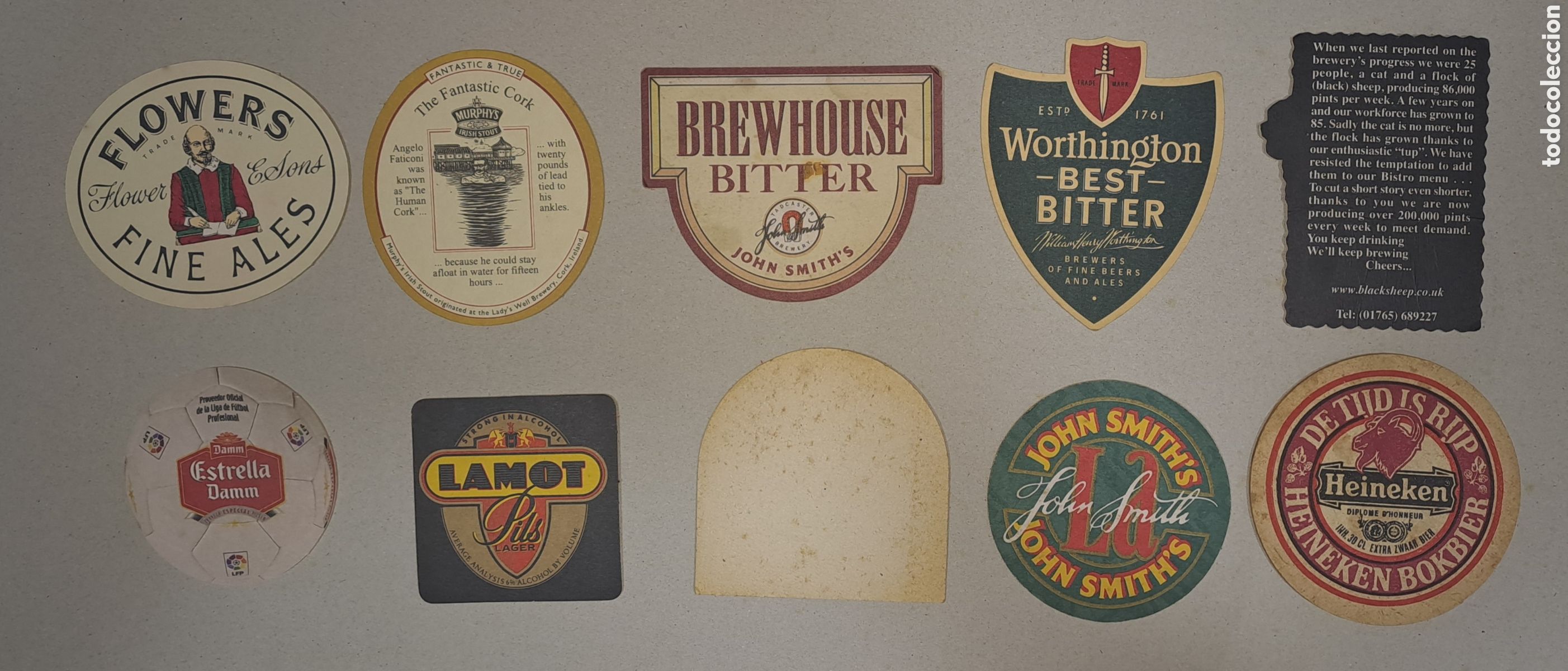 Vintage: Posavasos cerveza y licor - Foto 2