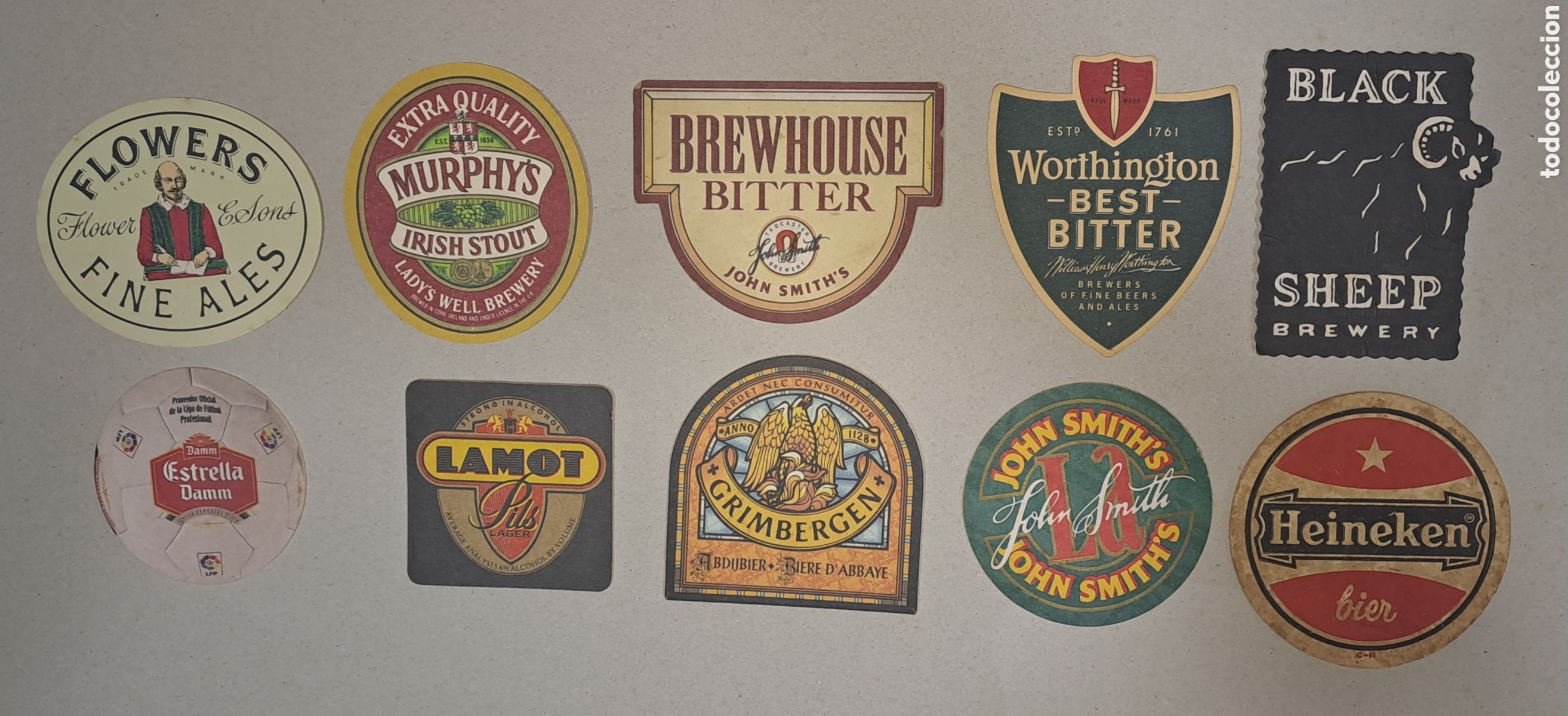 Vintage: Posavasos cerveza y licor - Foto 1