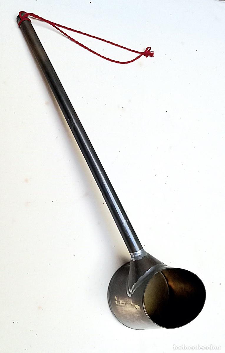Vintage: Cafetera turca de lat&oacute;n medida 5 - Foto 3