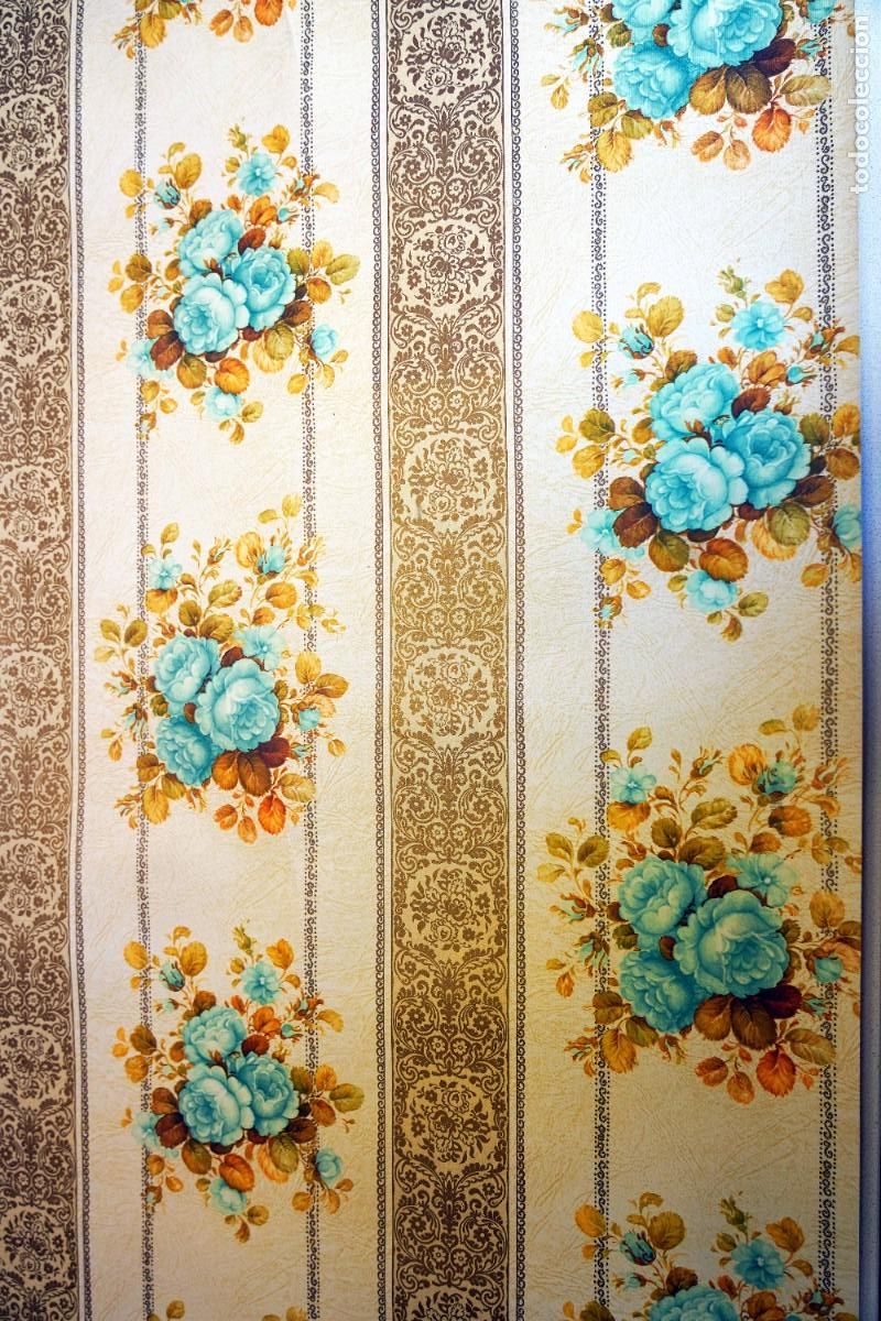 Vintage: Papel pintado decorativo vintage a&ntilde;os 70 para empapelado de paredes o muebles