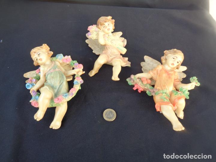 Vintage: &Aacute;NGELES, LOTE DE TRES - Foto 8