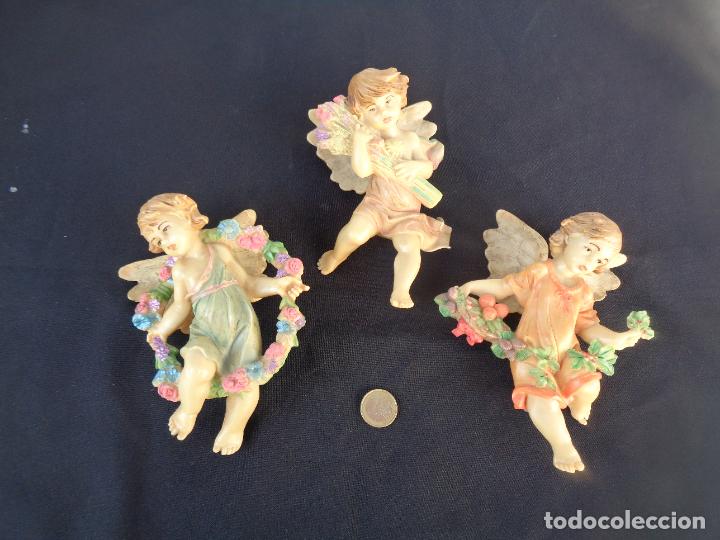 Vintage: &Aacute;NGELES, LOTE DE TRES - Foto 1