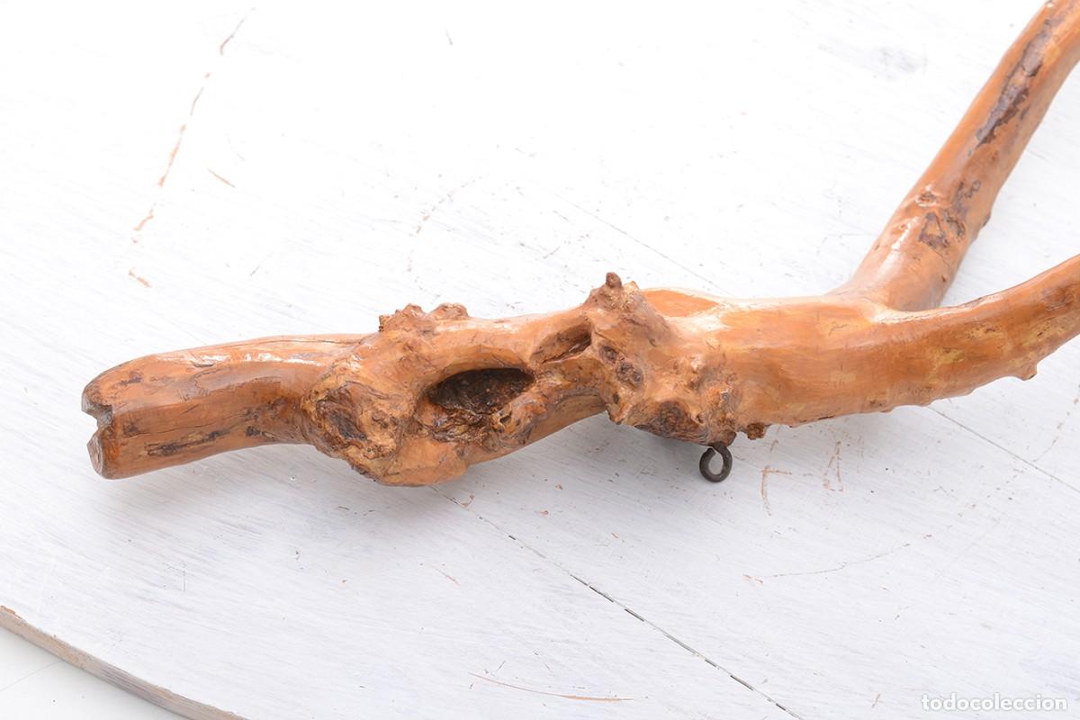 Vintage: Tronco de madera natural para colgar a la pared - Foto 6