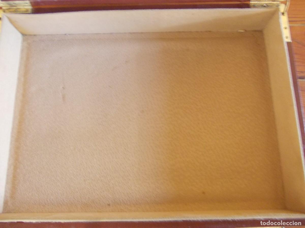 Vintage: Malet&iacute;n portadocumentos cuero marr&oacute;n con candado num&eacute;rico - Foto 13