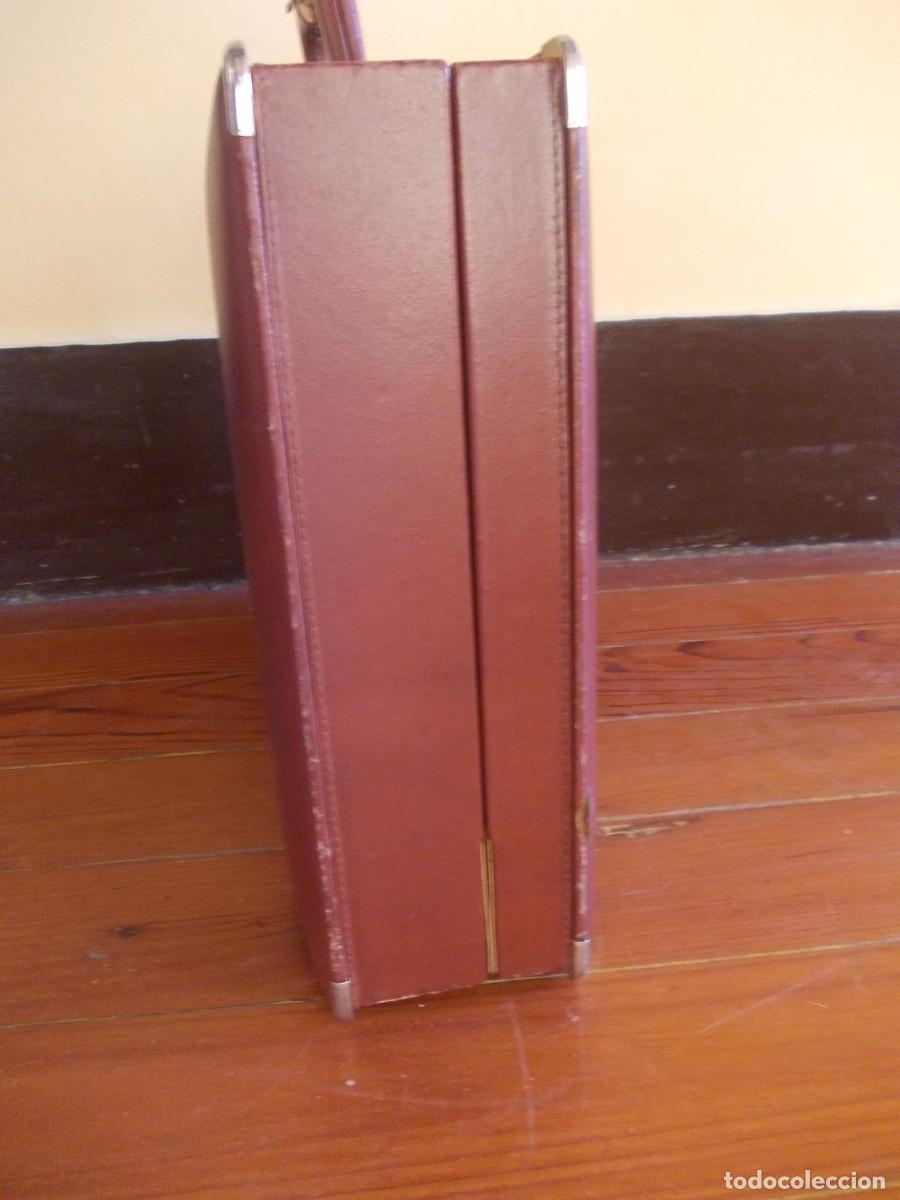 Vintage: Malet&iacute;n portadocumentos cuero marr&oacute;n con candado num&eacute;rico - Foto 21