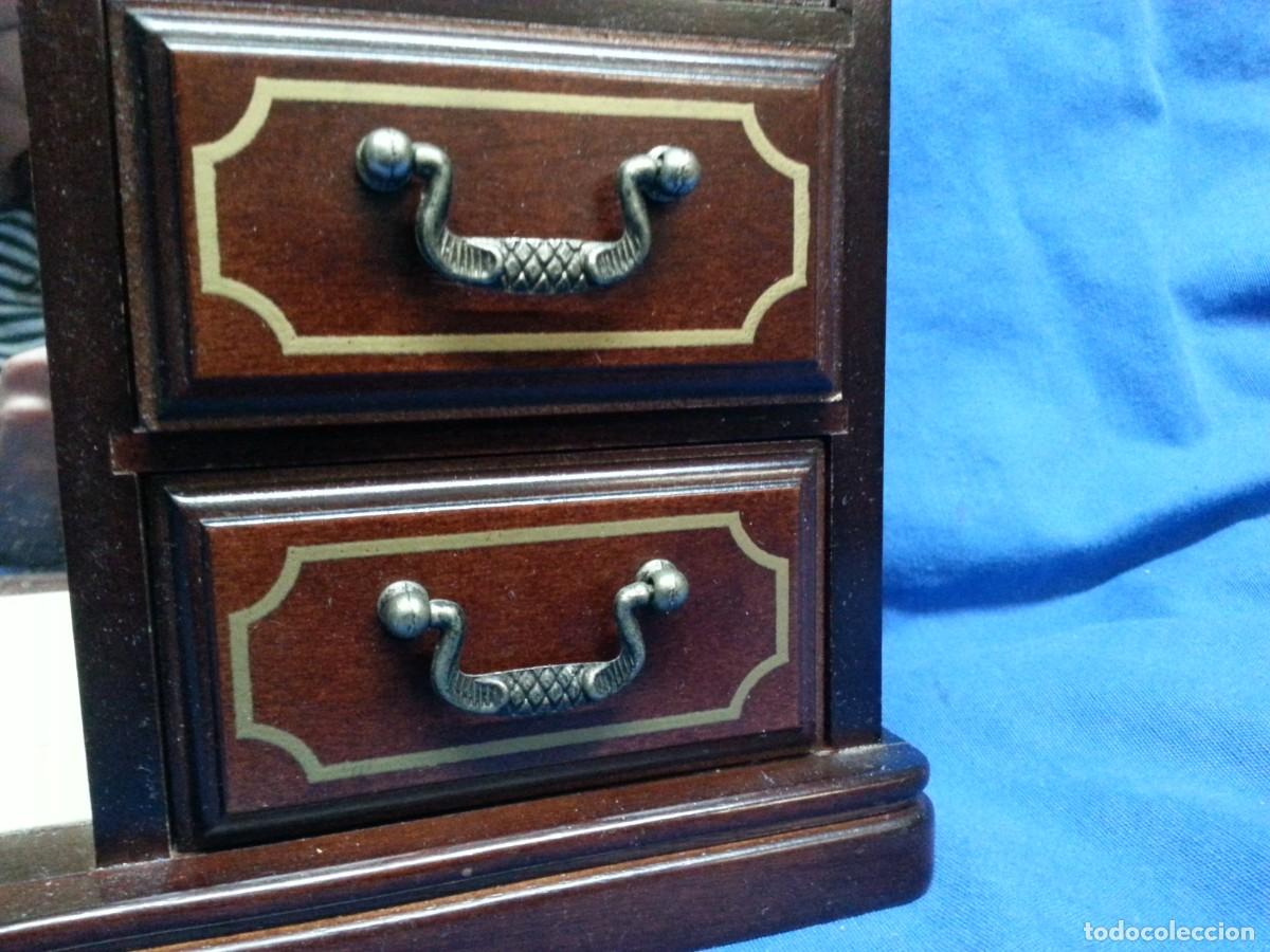 Vintage: MUEBLE JOYERO CON CAJONES DE MADERA - Foto 6