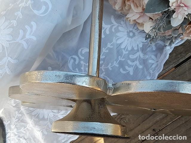 Vintage: Centro de mesa de metal - Foto 4
