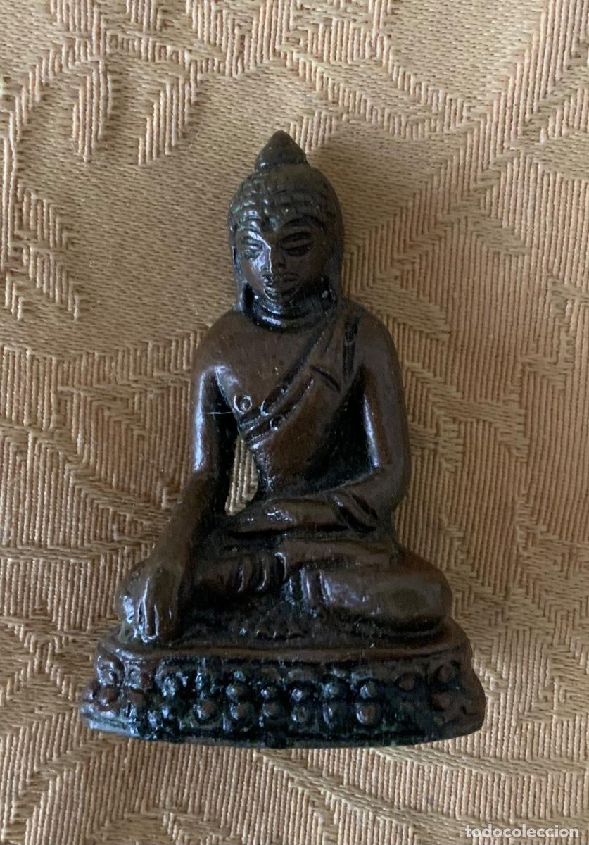 Vintage: BUDA MINIATURA EN BRONCE - Foto 1